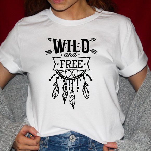 Wild and Free Tee shirt - Picture 1 of 3